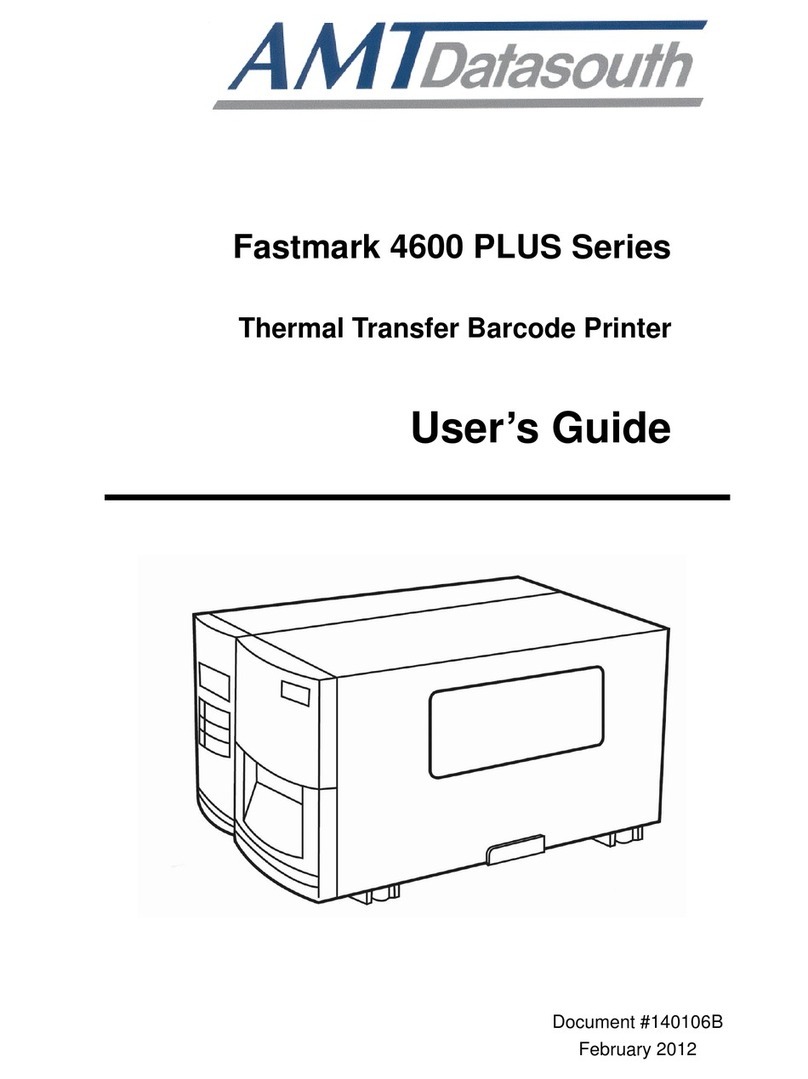 AMT Datasouth Fastmark 4600 PLUS Series User's guide User manual