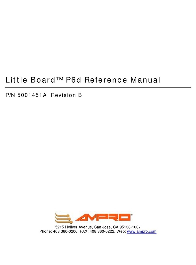 Ampro Little Board P6d User manual