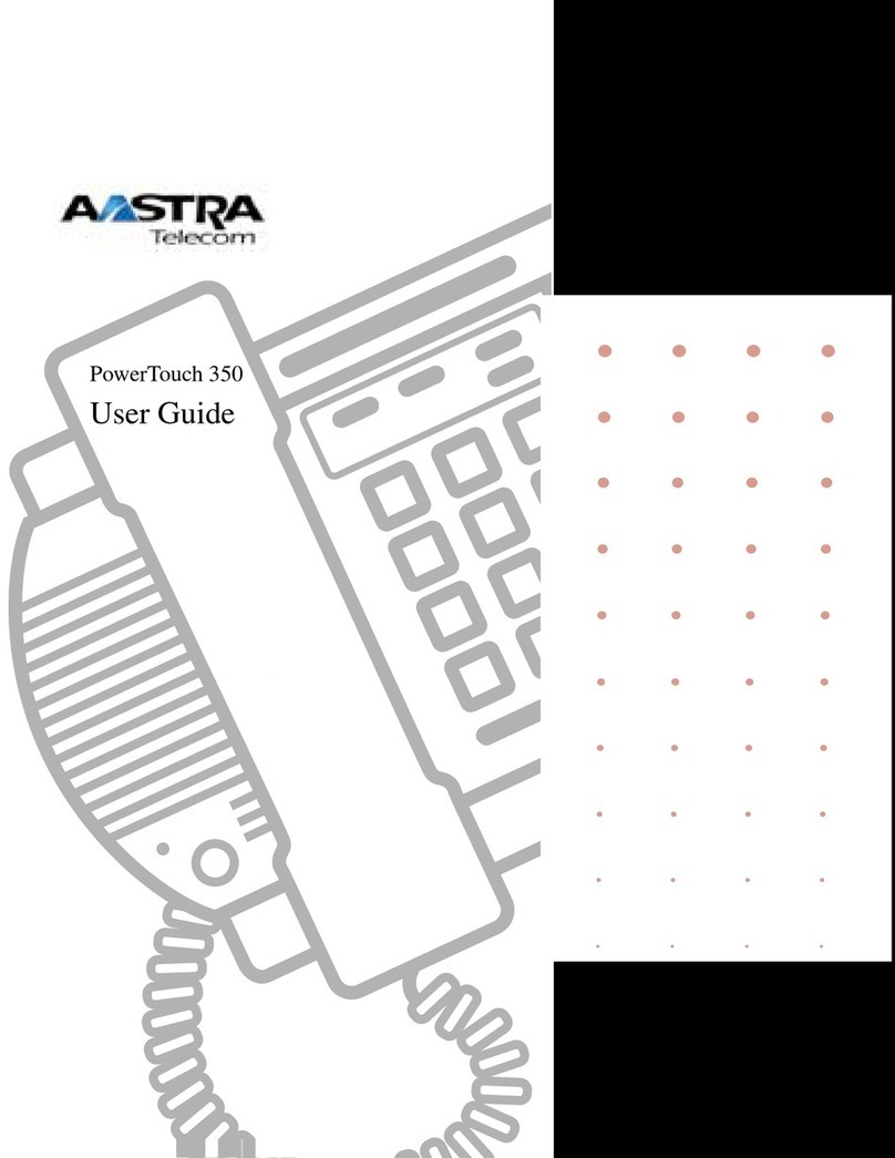 Aastra PowerTouch 350 User manual