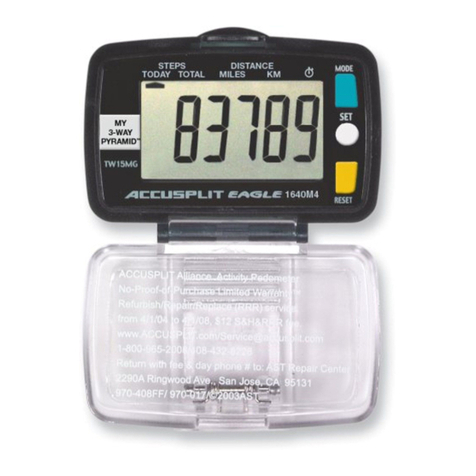 Accusplit EAGLE 1622M4 User manual