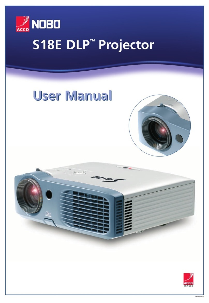 ACCO Brands NOBO S18E user manual