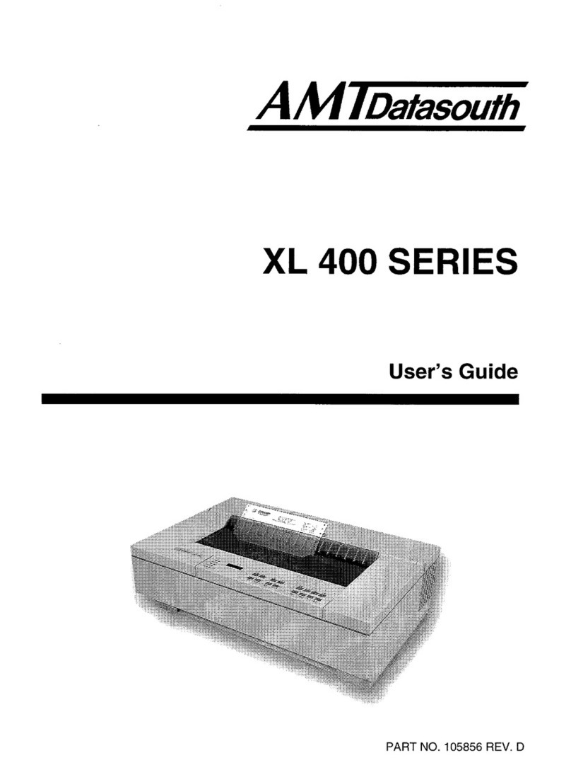 AMT Datasouth XL 400 Series User manual