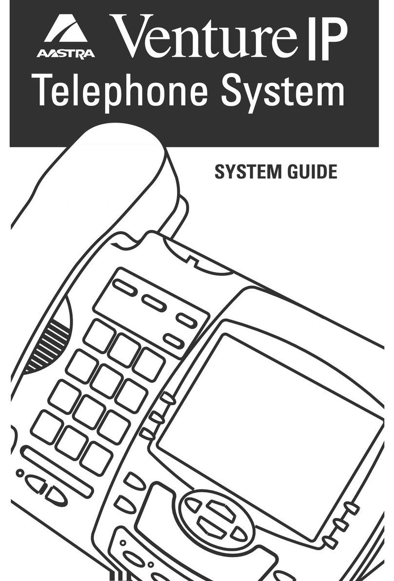 Aastra Venture IP Telephone System System guide