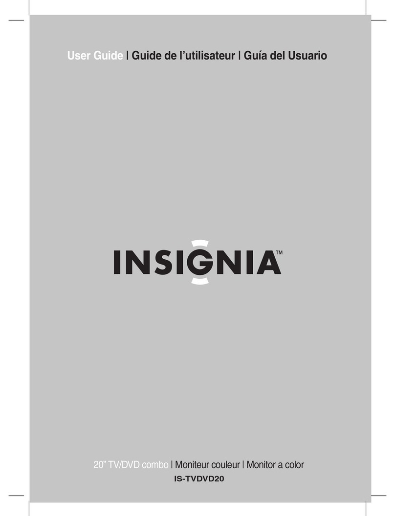 Insignia IS-TVDVD20A User manual