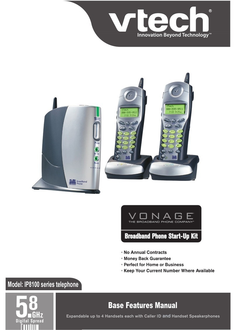 V-tech Vonage IP 8100-2 User manual
