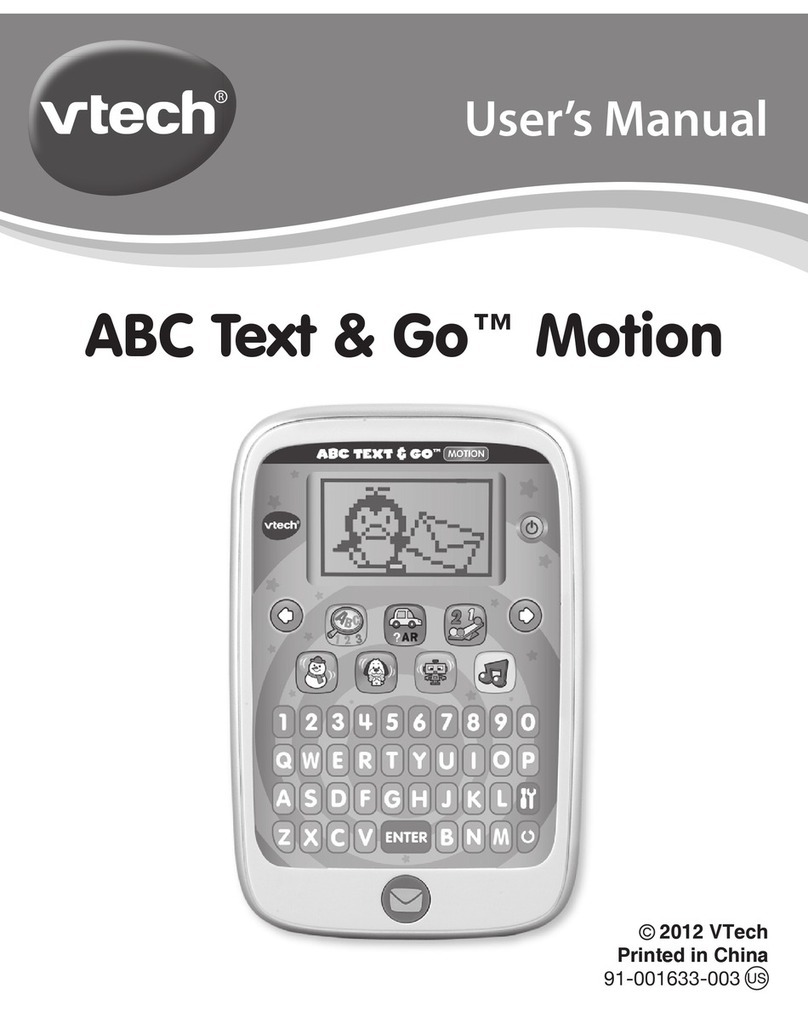 V-tech ABC Text & Go Motion User manual