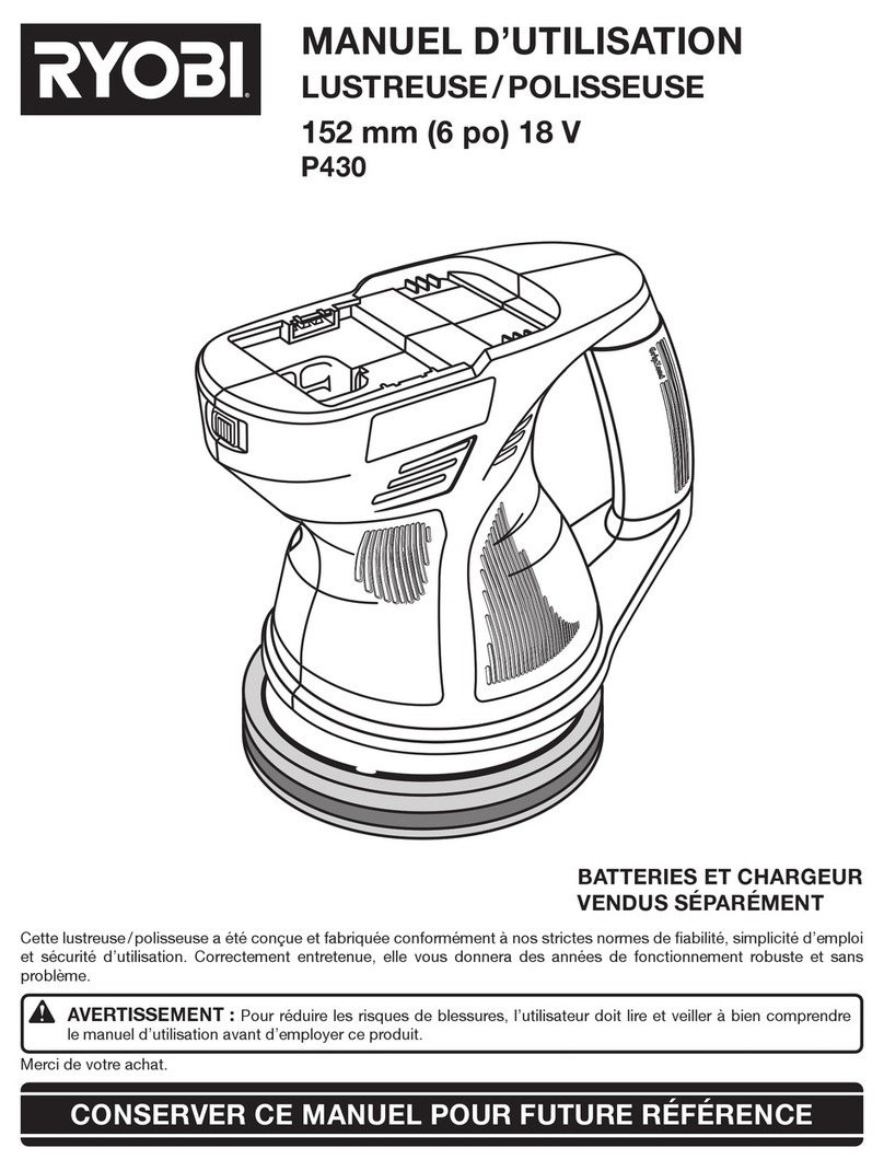 Ryobi P430 Configuration guide