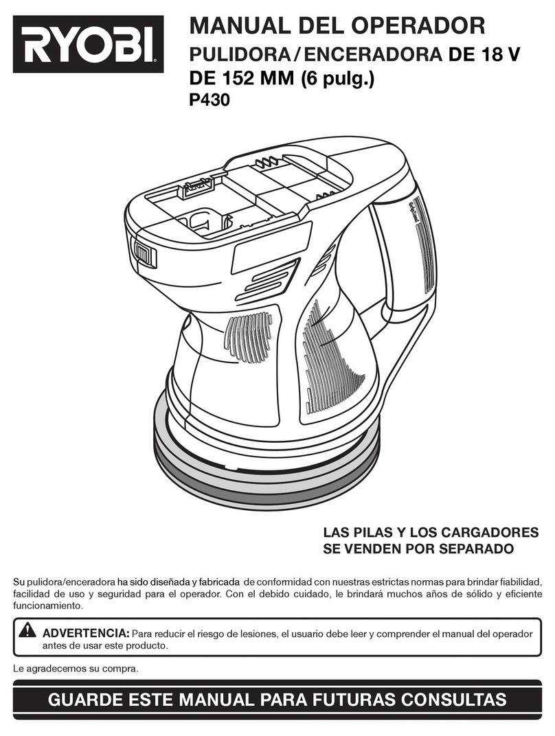 Ryobi P430 User guide