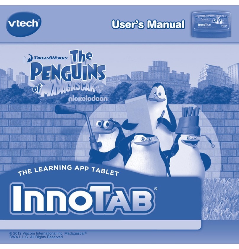 V-tech InnoTab Software - Penguins of Madagascar User manual