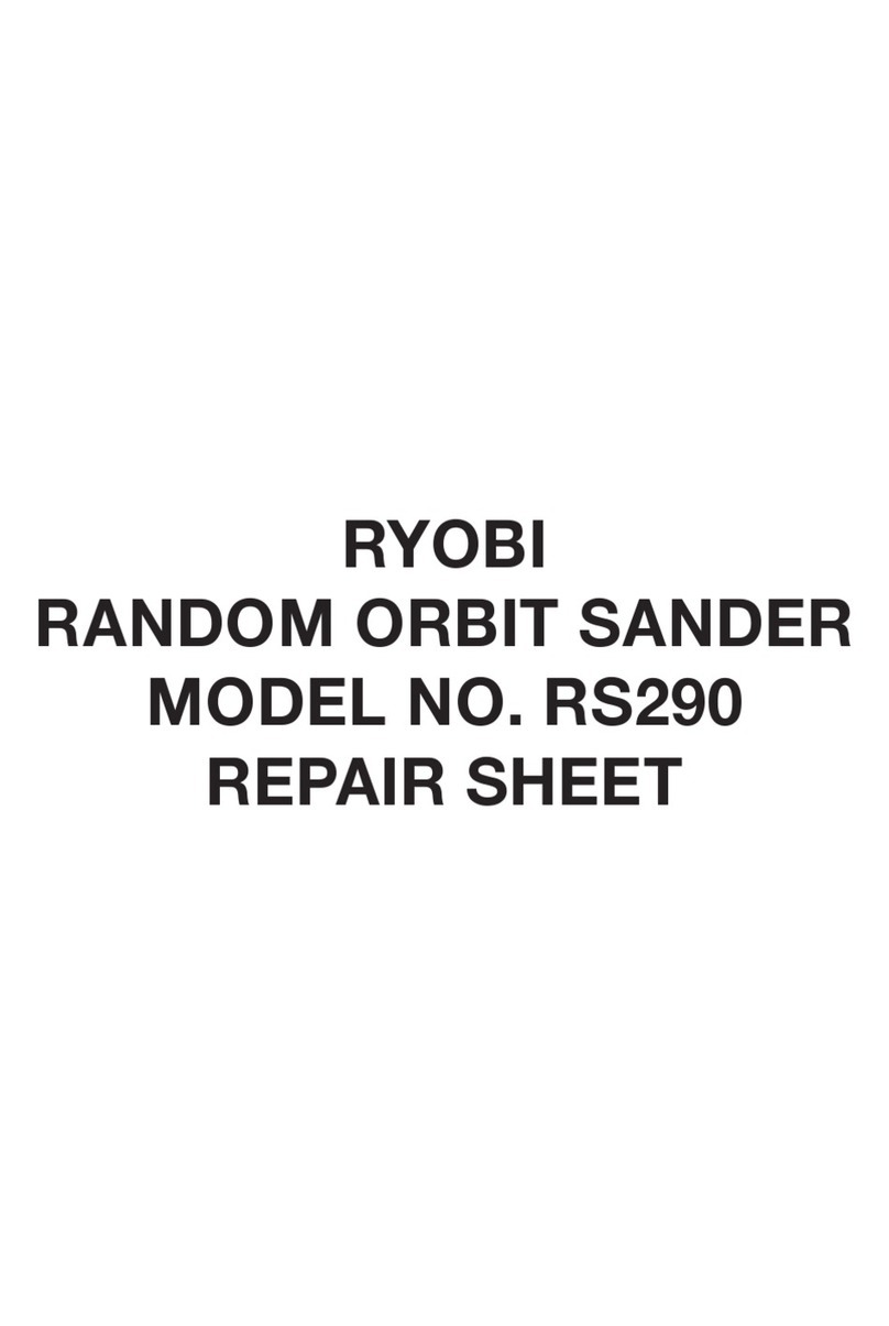 Ryobi RS290 Repair sheet