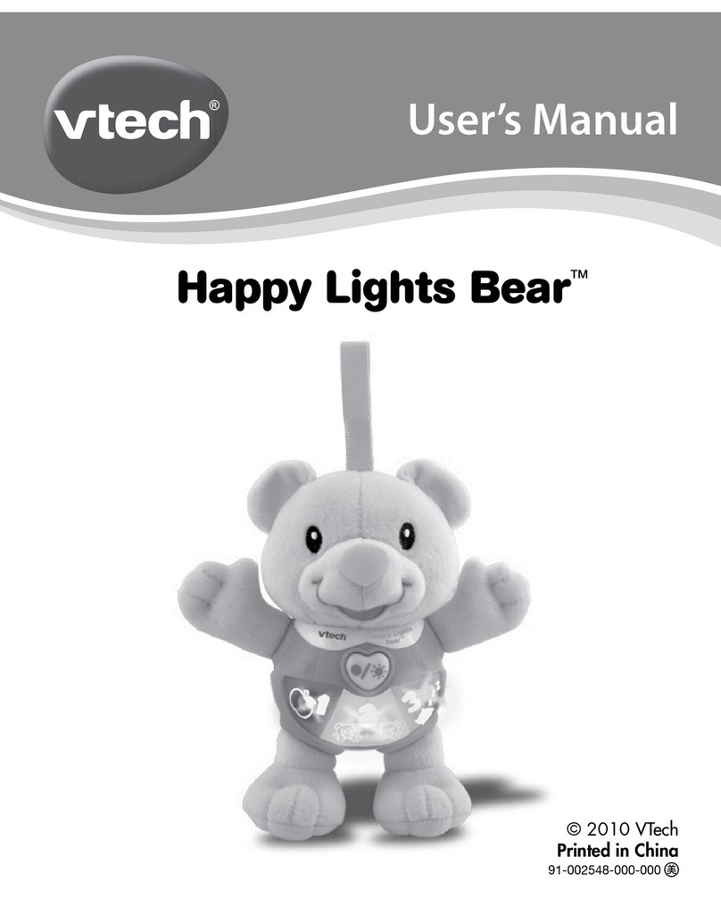 V-tech Happy Lights Bear User manual