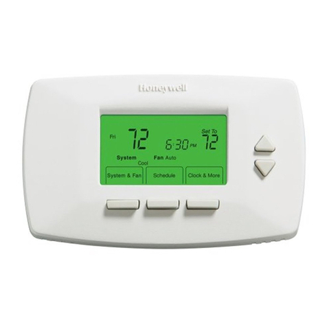 Honeywell RTH7500 Series User manual