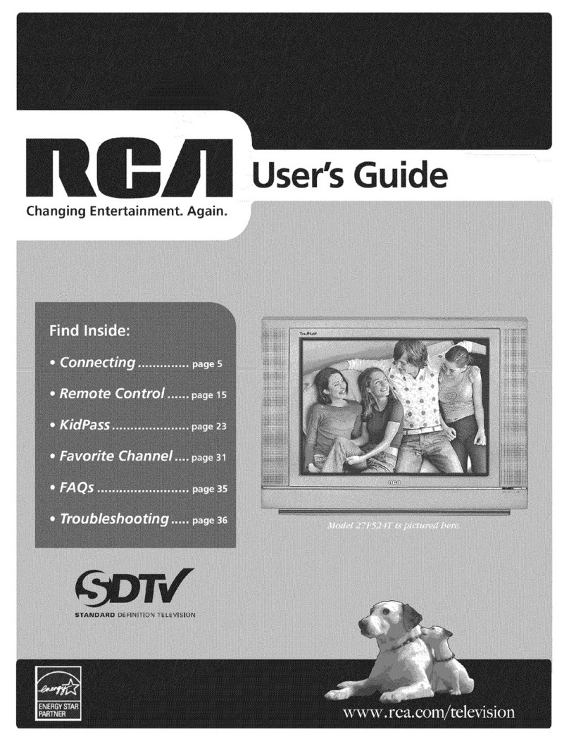 RCA 32v434t User manual
