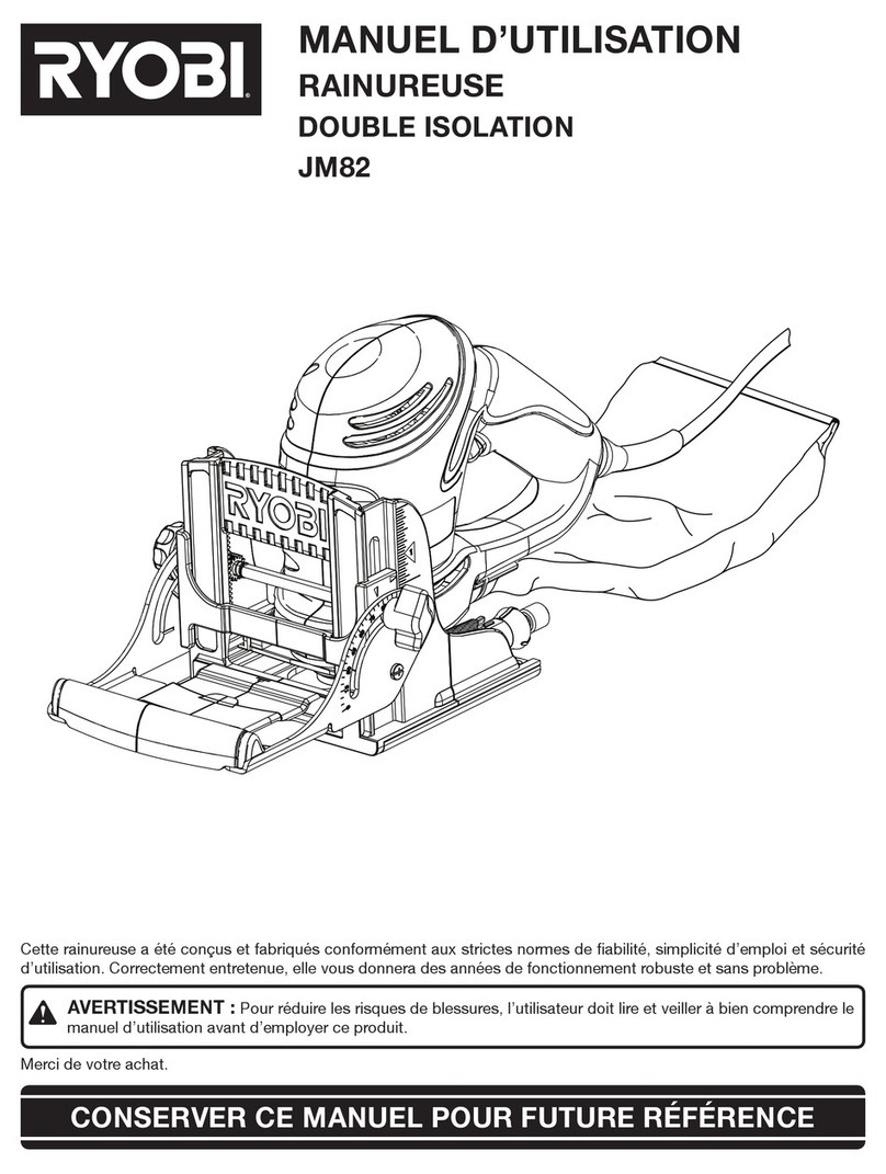 Ryobi JM82K Configuration guide