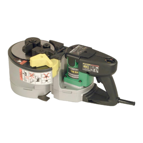 Hitachi Koki VB16Y - Rebar Cutter And Bender Safety instructions and instruction manual
