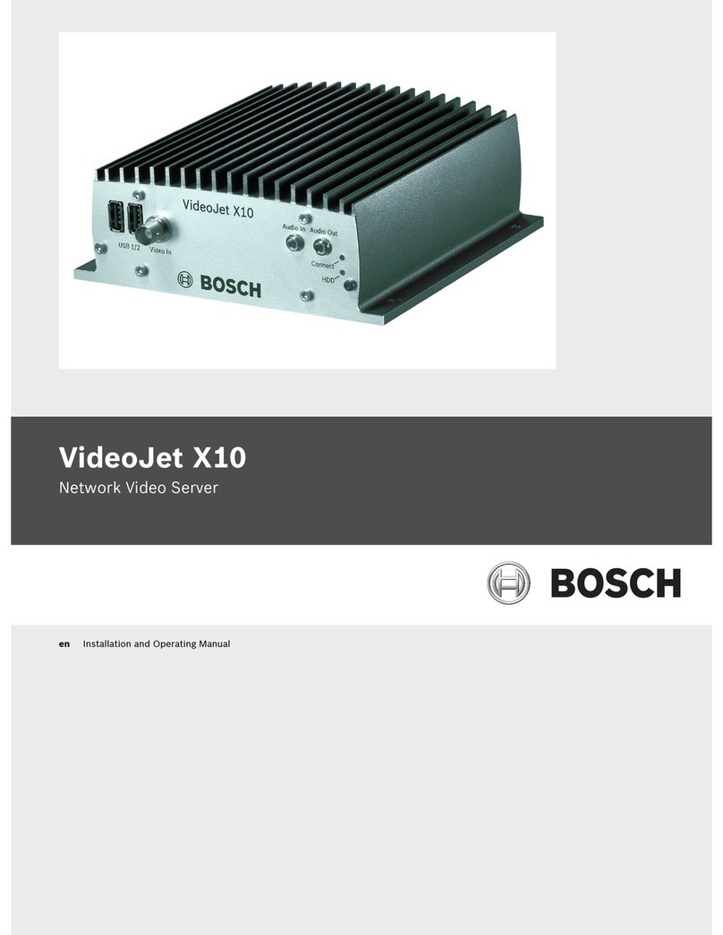 Bosch VJT-X10S User manual