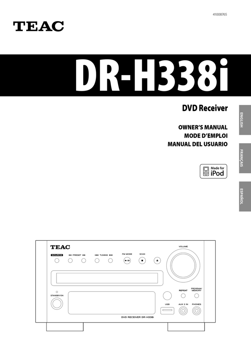 Teac DRH338IB owner's manual