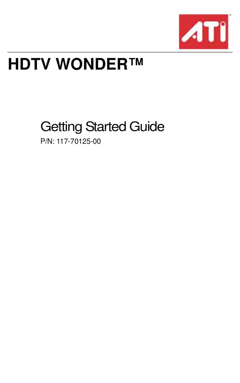 ATI Technologies 100-714127 - HD-TV Wonder User manual