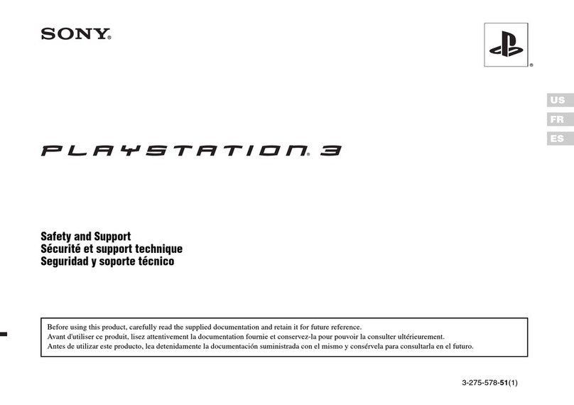 Sony 98007 -  3 Game Console Safety guide