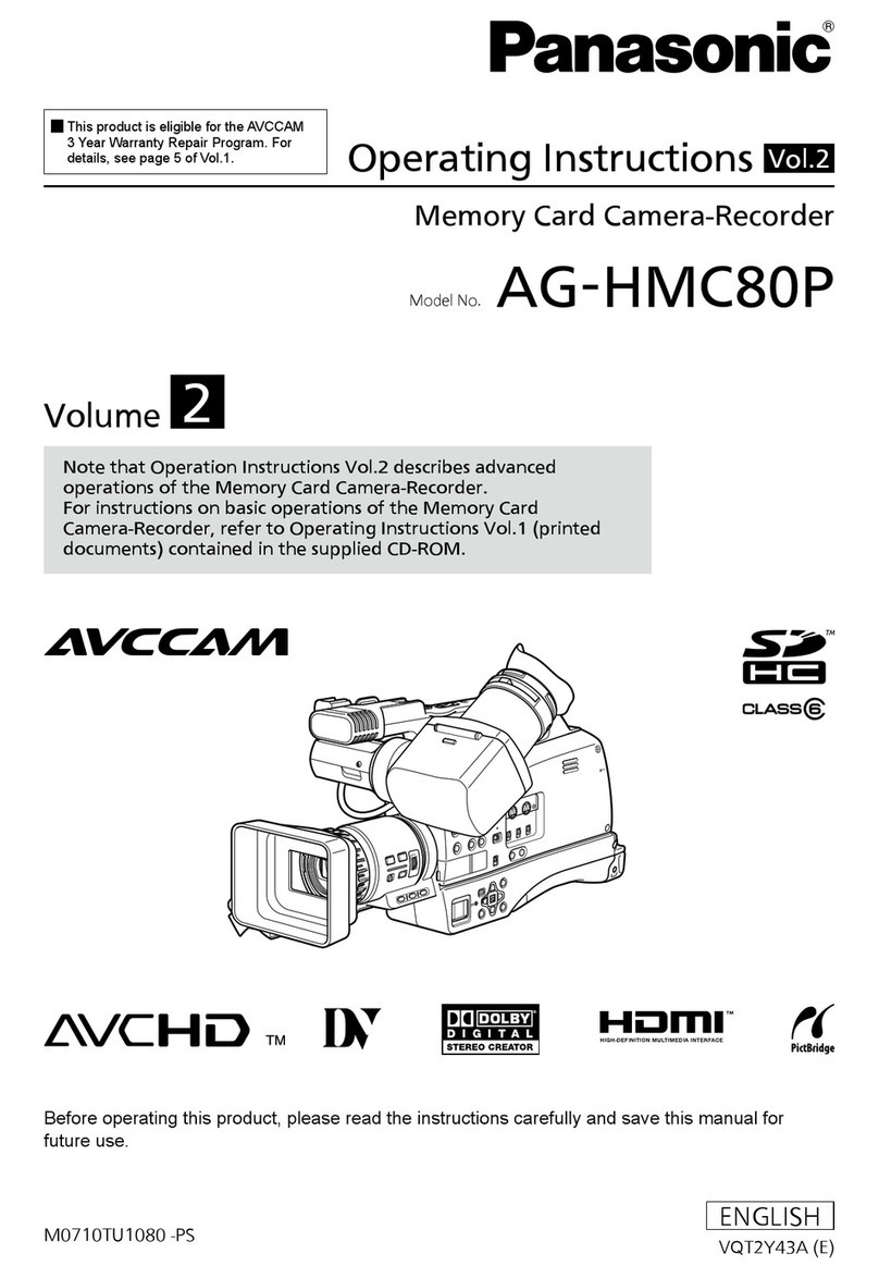 Panasonic AG-HMC80PJ User manual