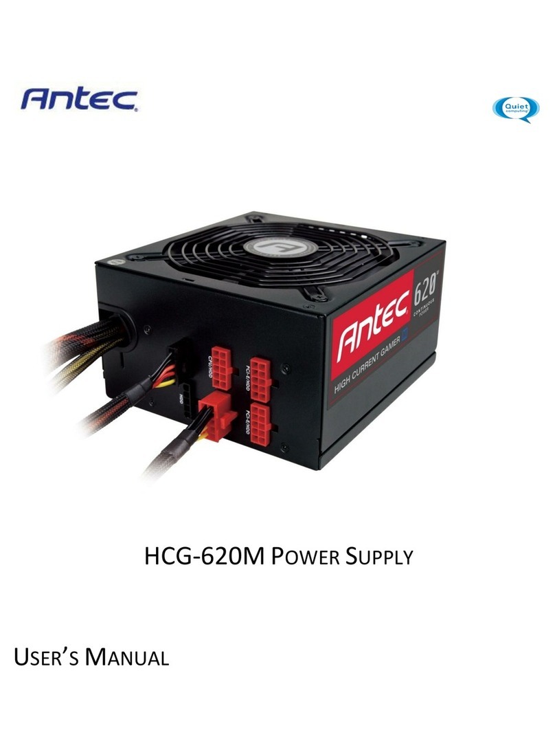 Antec HCG-620M User manual