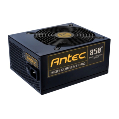 Antec HCP-850 User manual Antec HCP-850 User manual