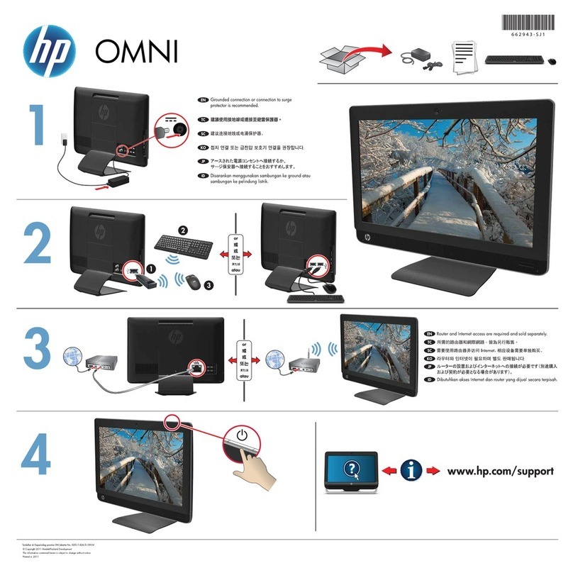 HP Omni 220-1000 User manual