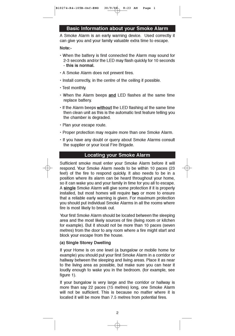 Ei Electronics Ei 105C Optical User manual Ei Electronics Ei 105C Optical User manual