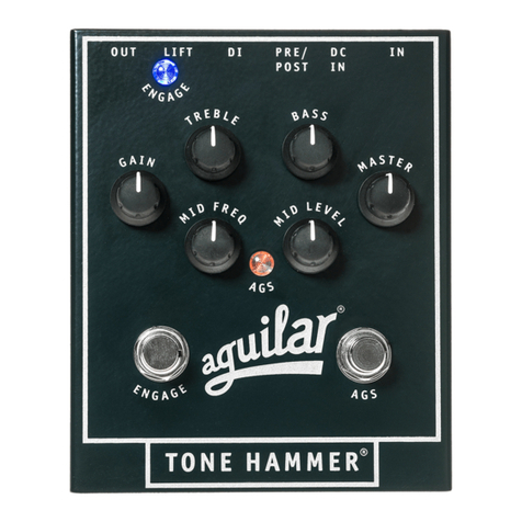 Aguilar Tone Hammer Preamp/DI owner's manual