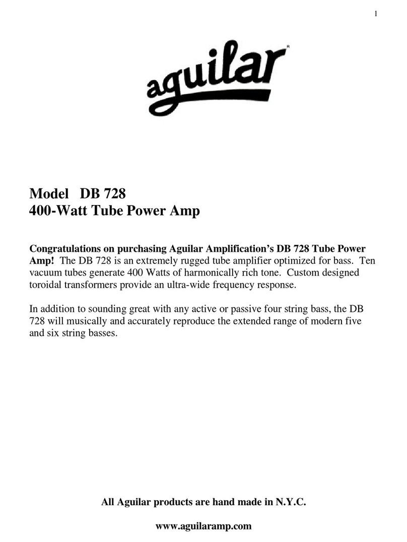 Aguilar DB 728 manual