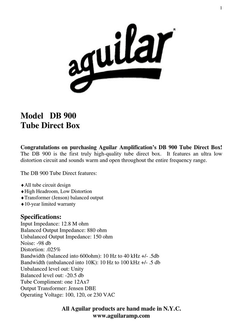 Aguilar DB 900 specification