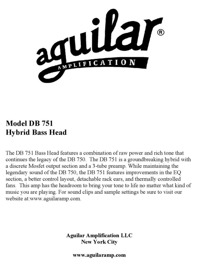 Aguilar DB 751 User manual