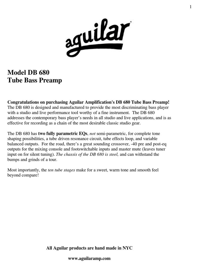 Aguilar DB 680 manual