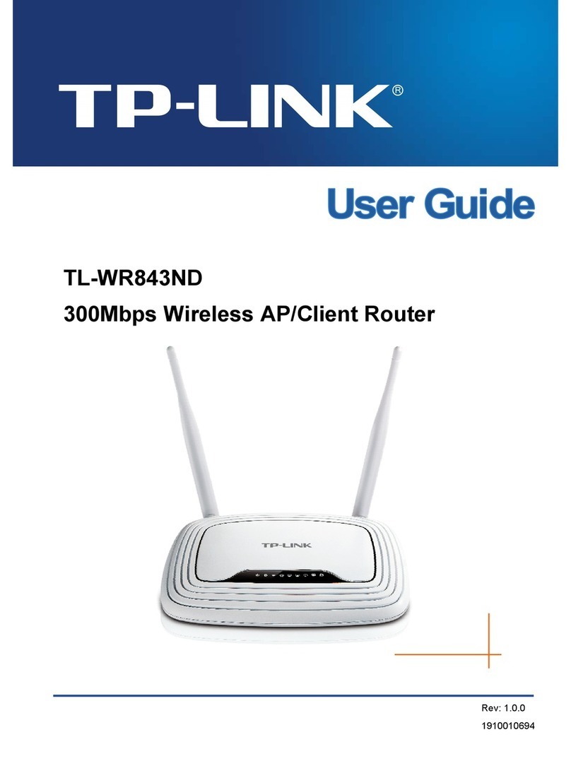 TP-Link TL-WR843ND User manual