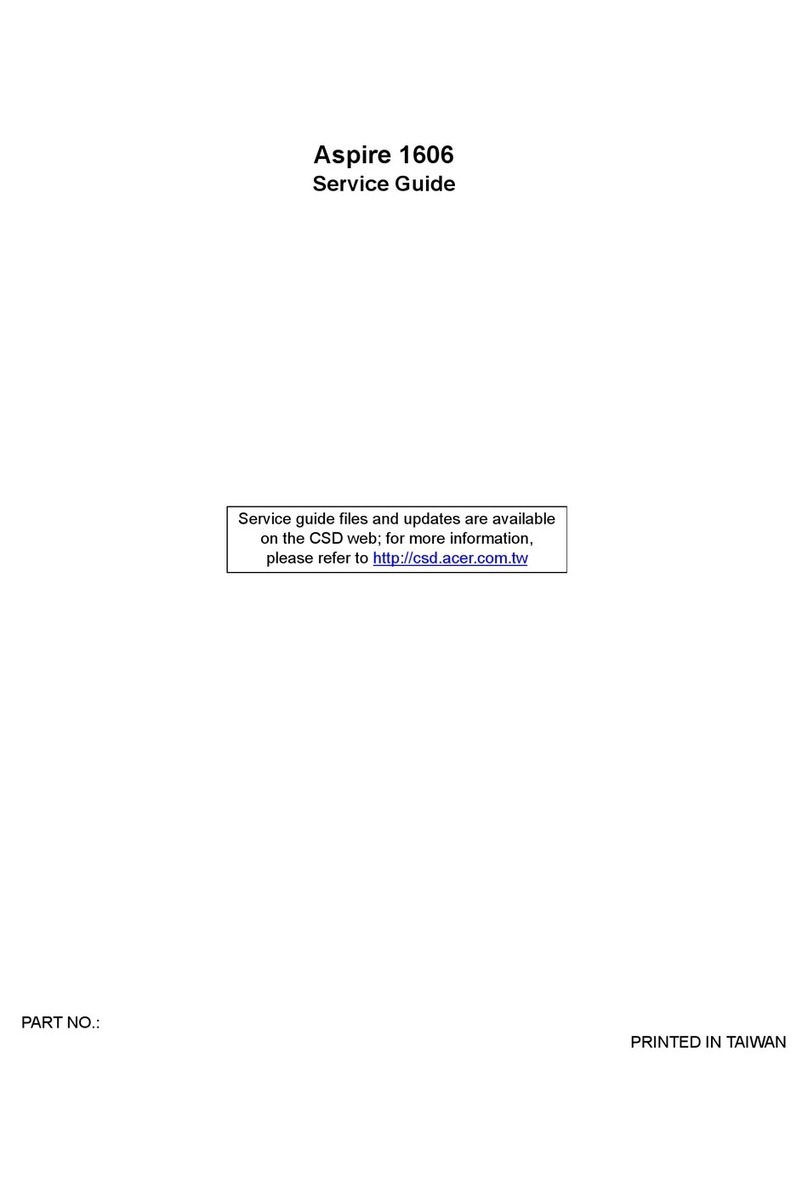 Acer Aspire 1606 Service guide