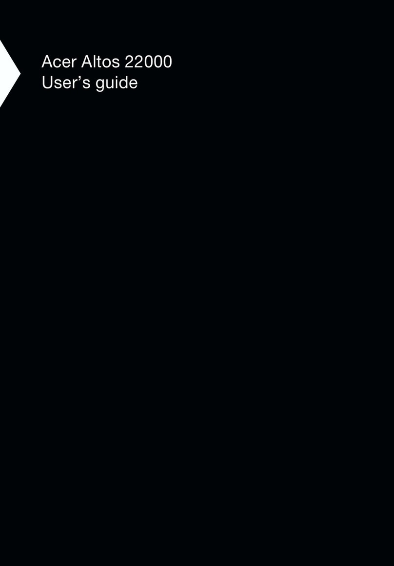 Acer Altos 22000 User manual