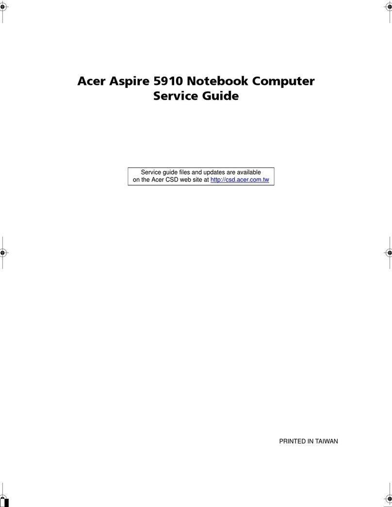 Acer Aspire 5910 User manual