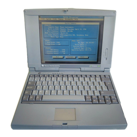 Texas Instruments Extensa 450 Series User manual