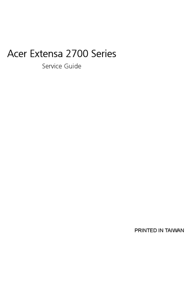 Acer Extensa 2700 Series User manual Acer Extensa 2700 Series User manual