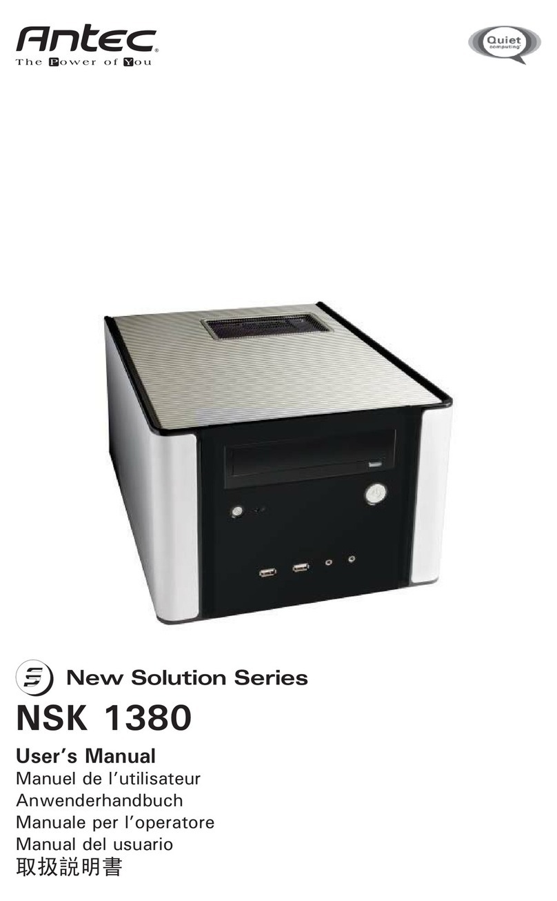 Antec NSK 1380 user manual
