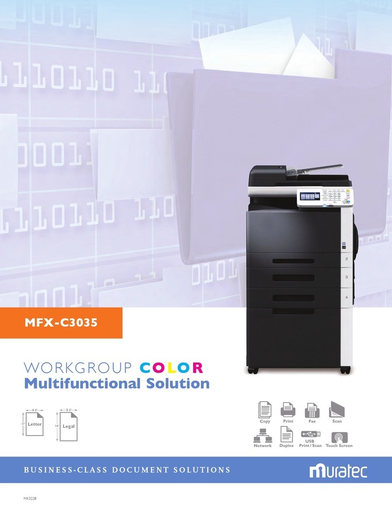 Muratec MFX-C3035 User manual
