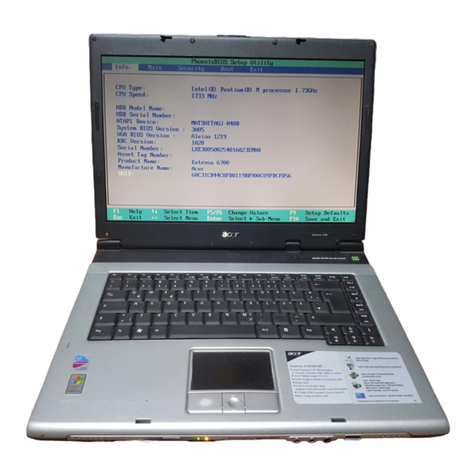 Acer Extensa 6700 Series user guide