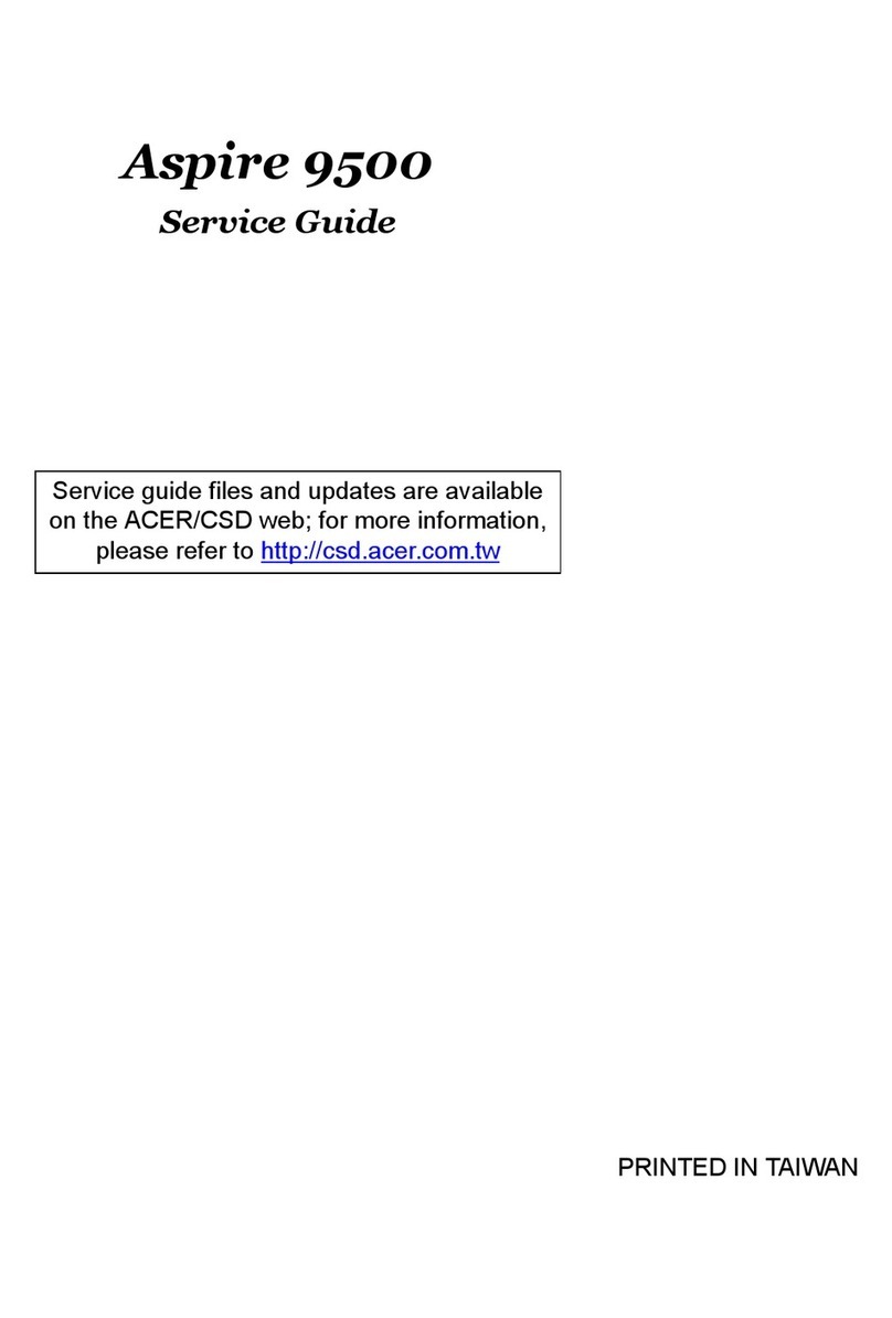 Acer Aspire 9500 User manual