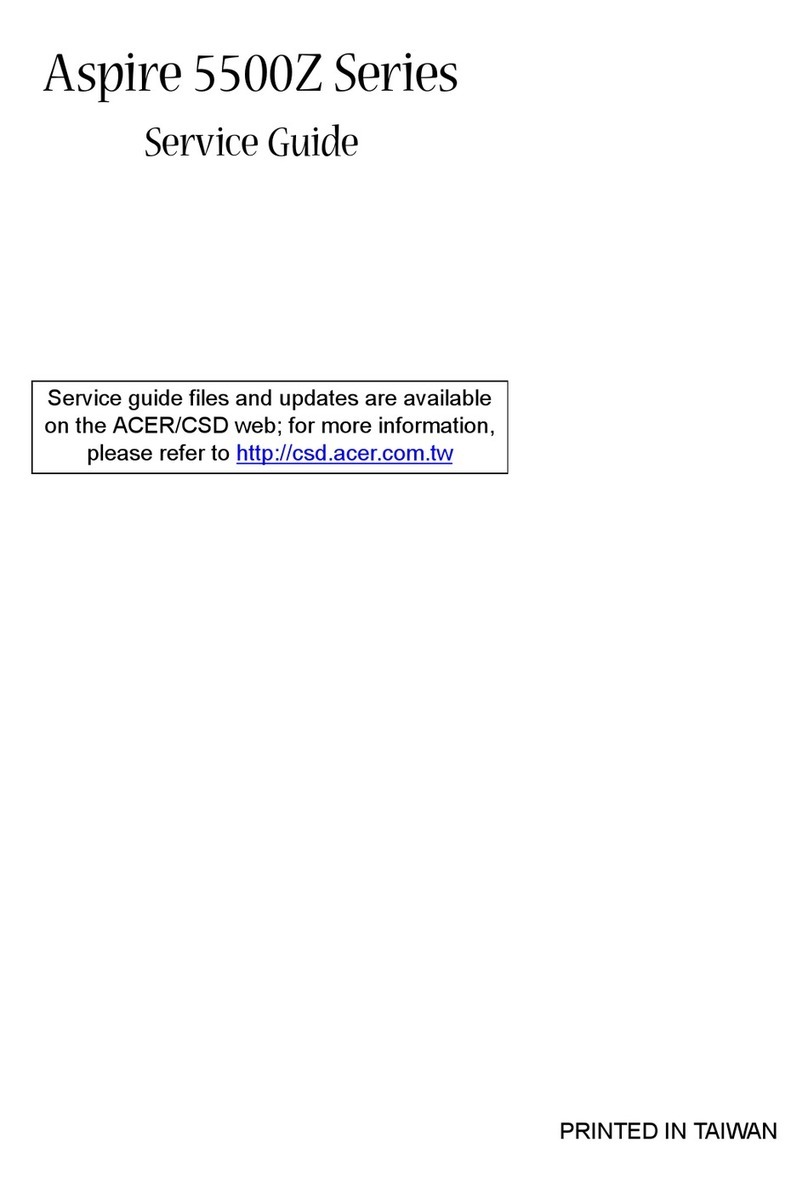 Acer Aspire 5500Z Series Service guide