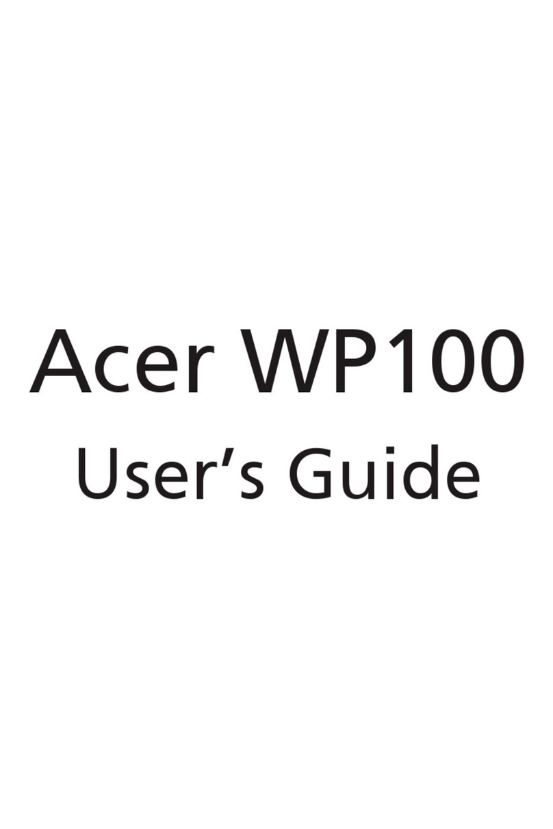 Acer WP100 user guide