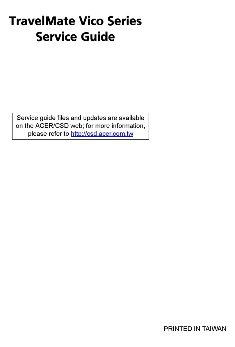 Acer TravelMate Vico Series Service guide