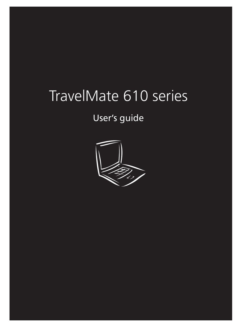 Acer TravelMate 610 series user guide
