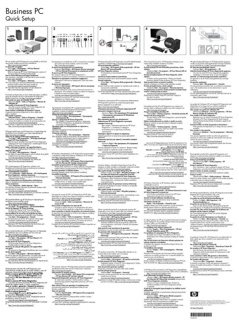 HP MultiSeat ms6000 Specification sheet