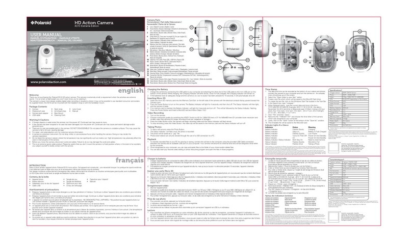 Polaroid XS10 Extreme Edition User manual
