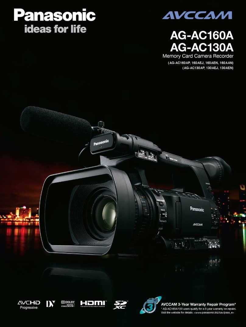 Panasonic AG-AC130A Series User manual